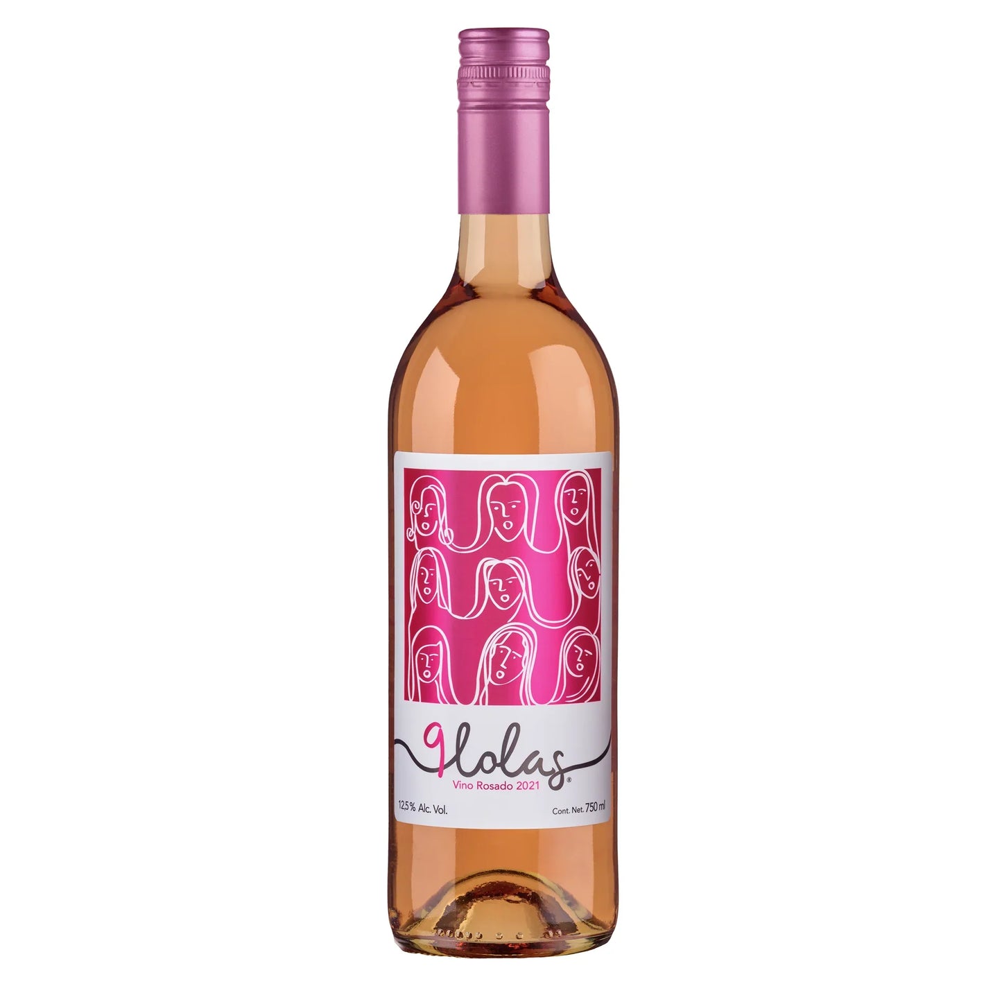 VINO ROSADO 9 LOLAS MERLOT CABERNET 750 ML