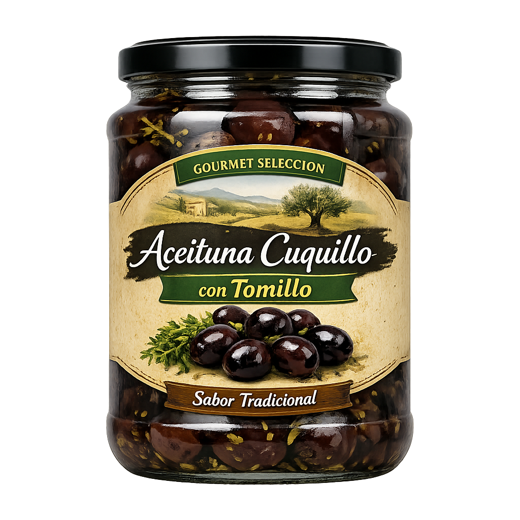 Aceituna Cuquillo con Tomillo