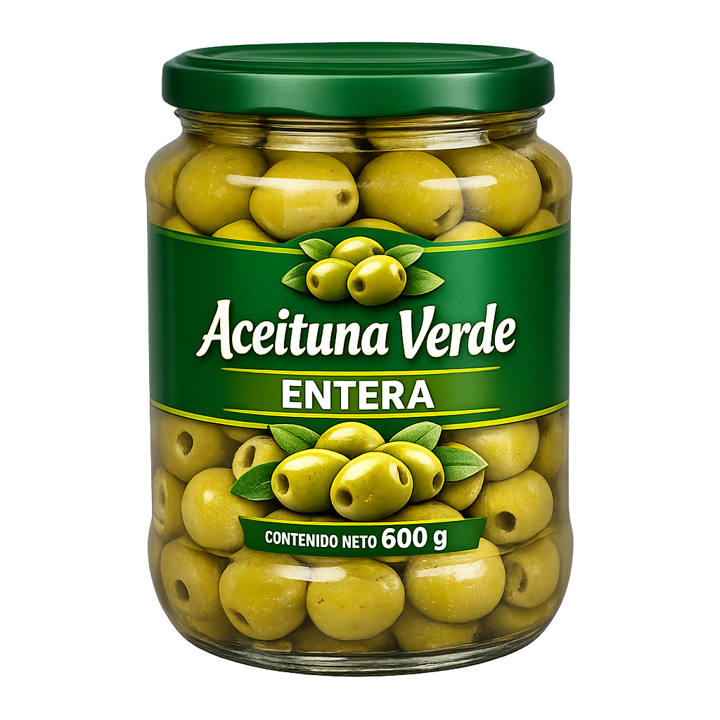Aceituna Verde Entera
