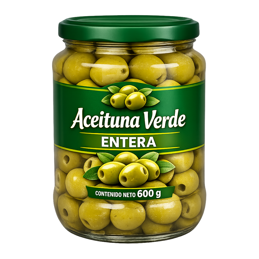Aceituna Verde Entera