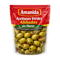 Aceitunas Verdes Aliñadas sin Hueso Amanida