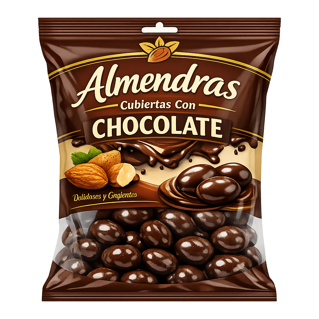 Almendras Cubiertas Con Chocolate