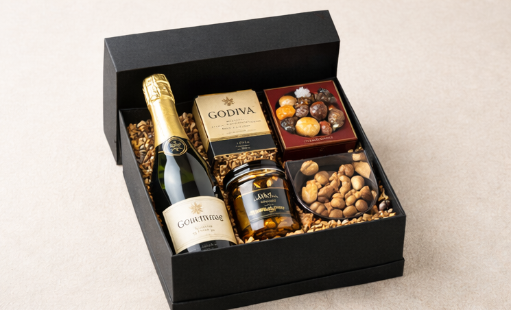 Caja celebración empresarial