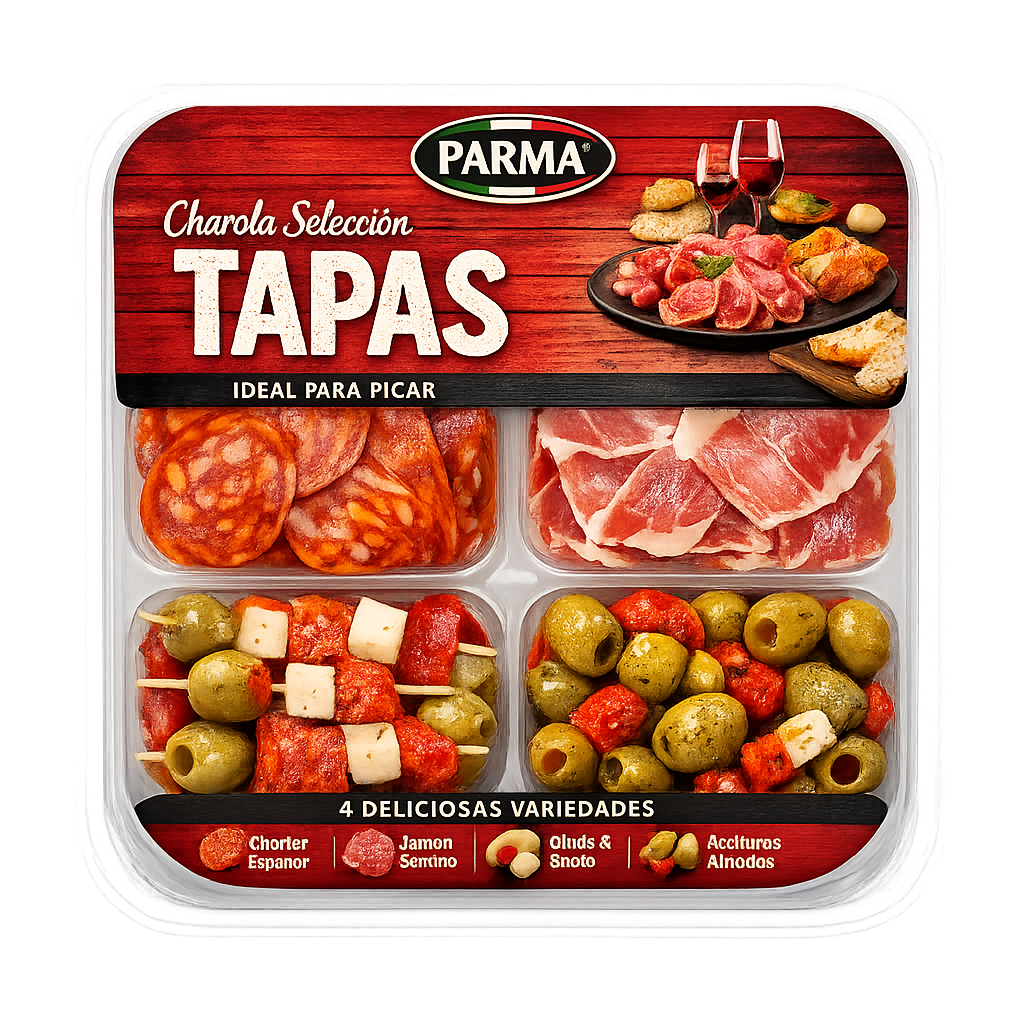 Charola Selección Tapas, Parma