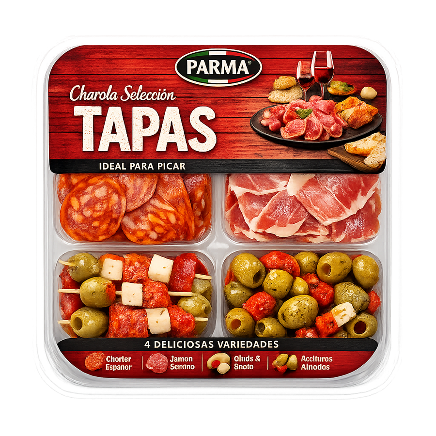 Charola Selección Tapas, Parma