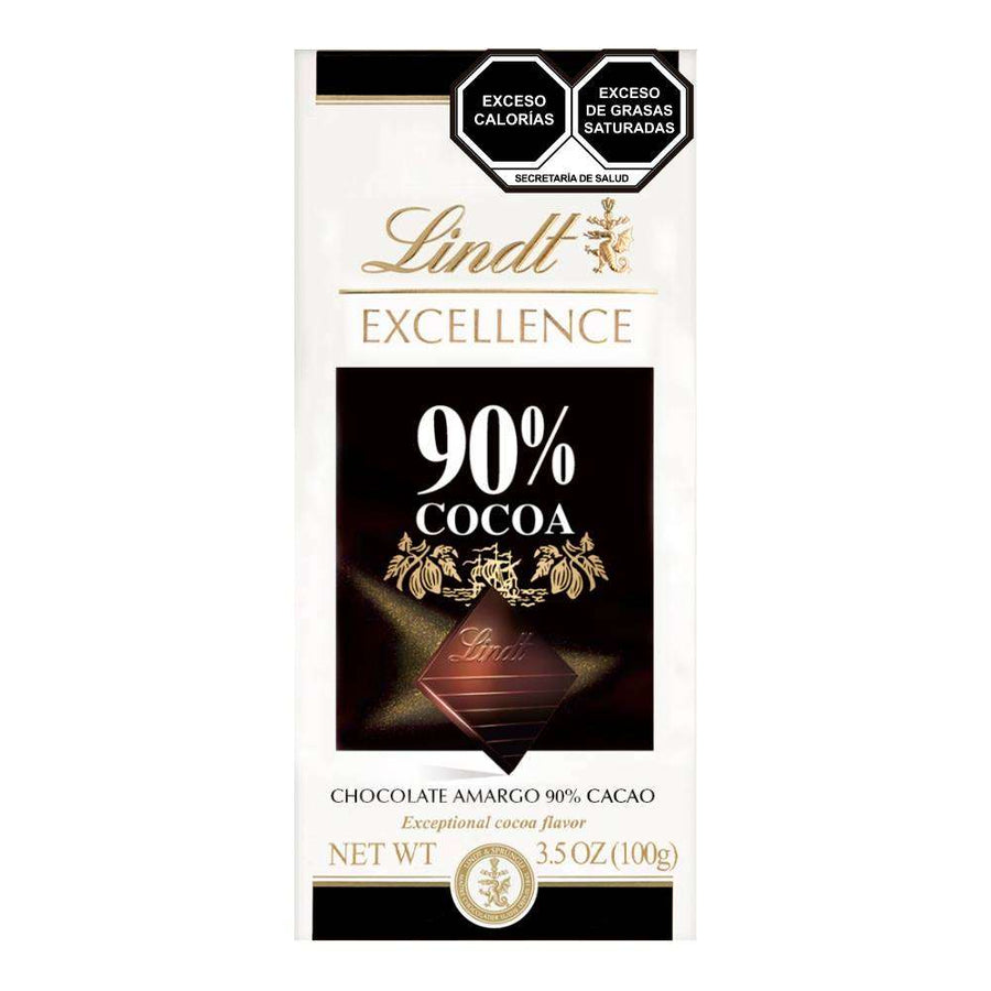 Chocolate Amargo 90% Cacao Lindt Excellence