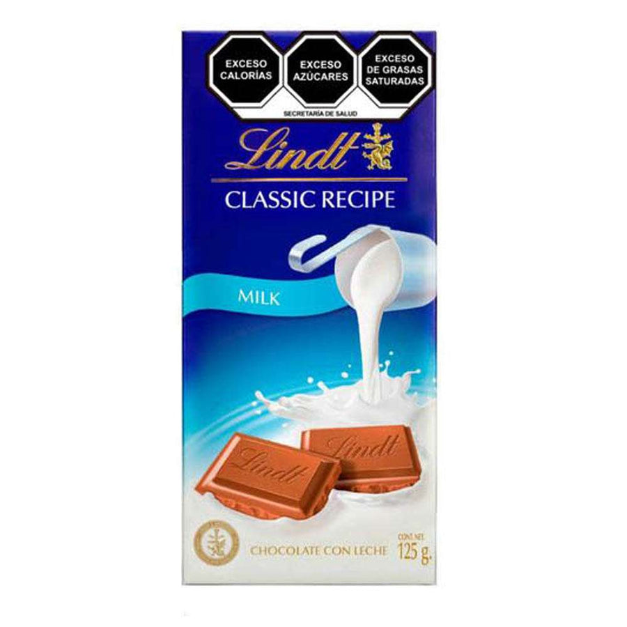 Chocolate Lindt Classic Recipe con leche