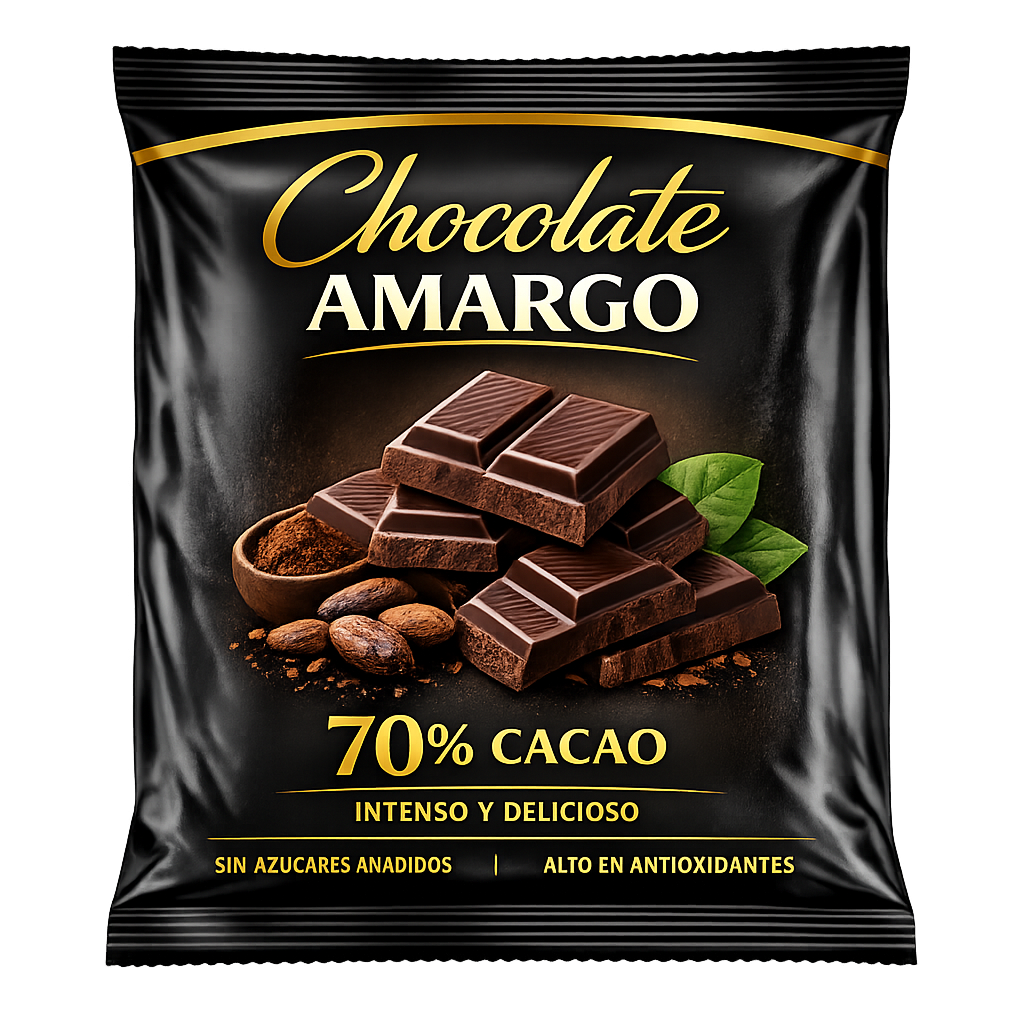 Barra De Chocolate Amargo Zero Sugar