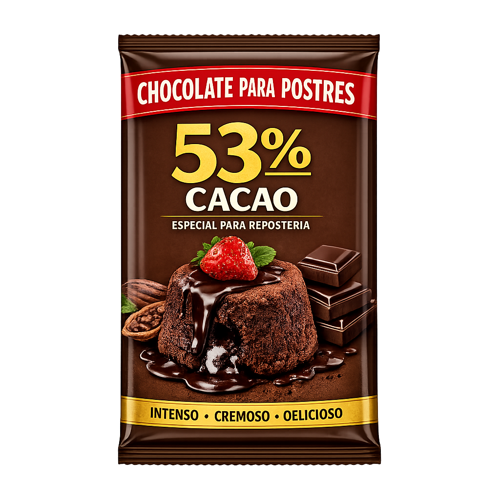 Chocolate Para Postres 53 Cacao