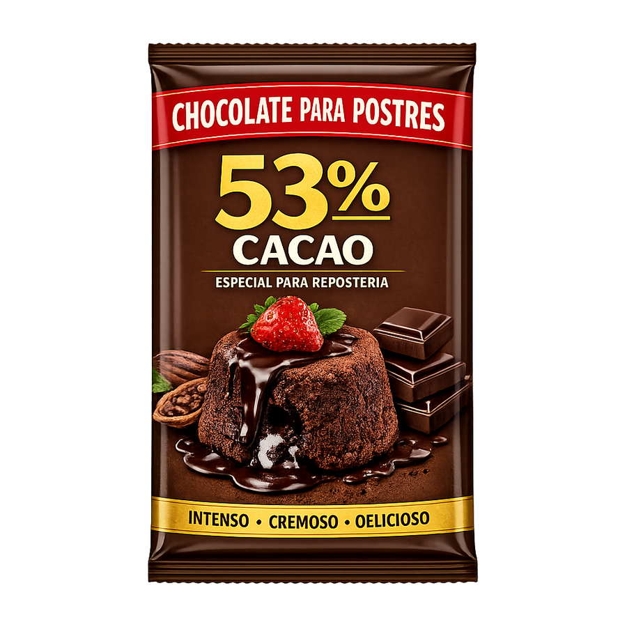 Chocolate Para Postres 53 Cacao