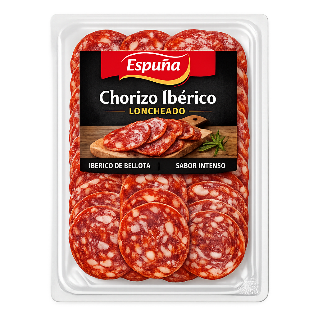 Chorizo Ibérico Loncheado, Espuña