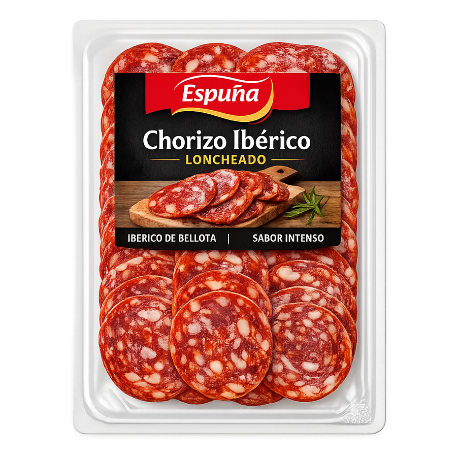 Chorizo Ibérico Loncheado, Espuña