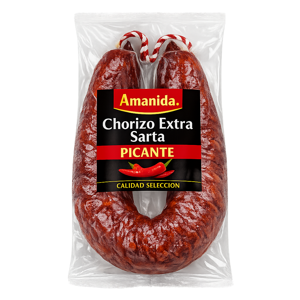 Chorizo Extra Sarta Picante, Amanida