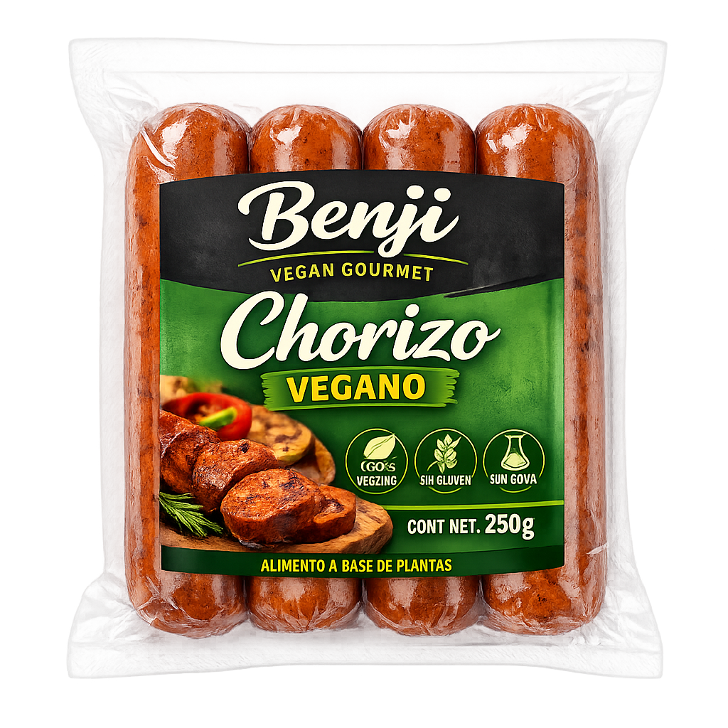 Chorizo Vegano, Benji Vegan Gourmet