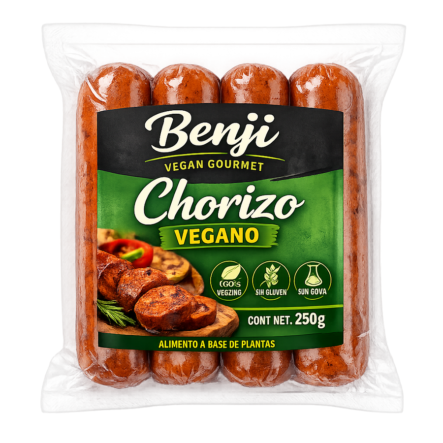 Chorizo Vegano, Benji Vegan Gourmet