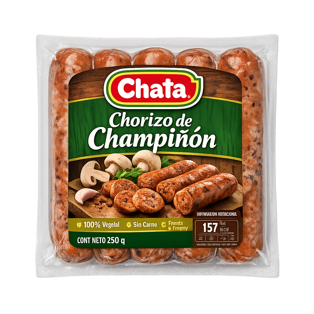 Chorizo de Champiñón, Chata