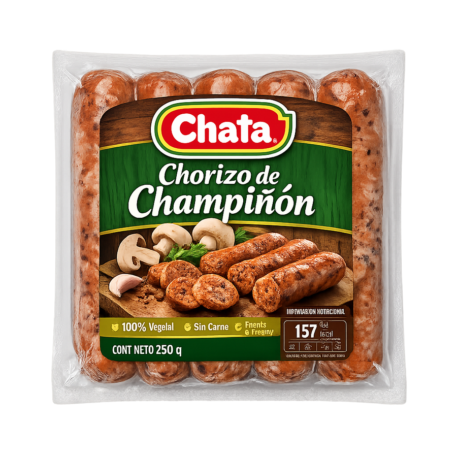Chorizo de Champiñón, Chata