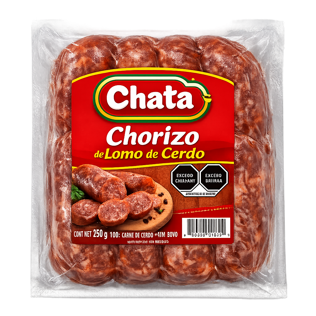 Chorizo de Lomo de Cerdo, Chata