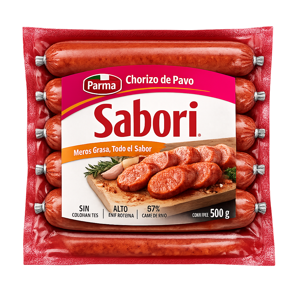 Chorizo de Pavo Sabori, Parma