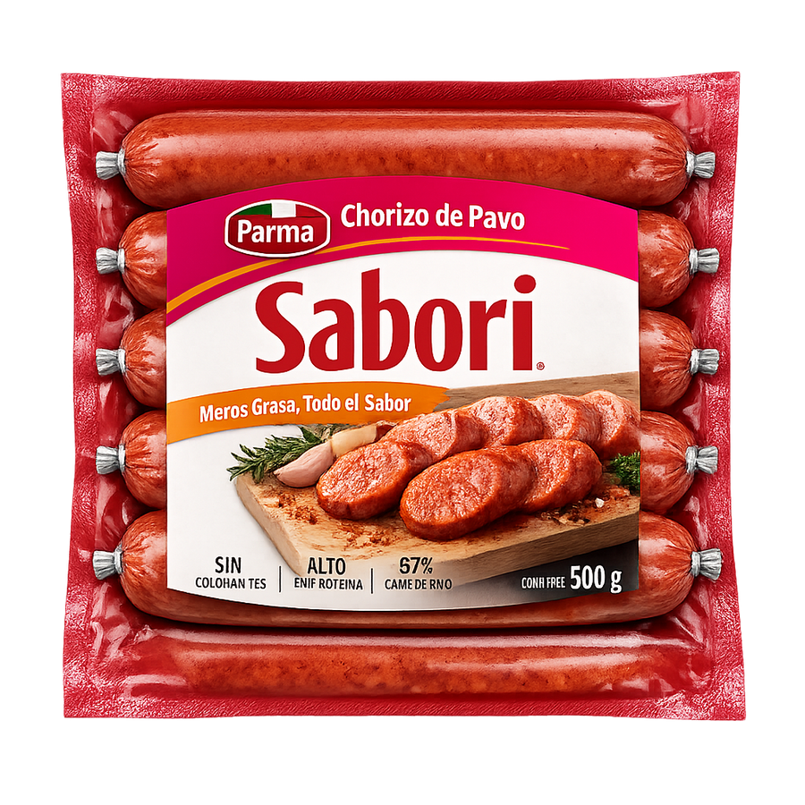 Chorizo de Pavo Sabori, Parma