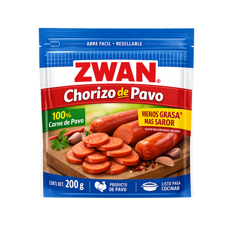 Chorizo de Pavo, Zwan