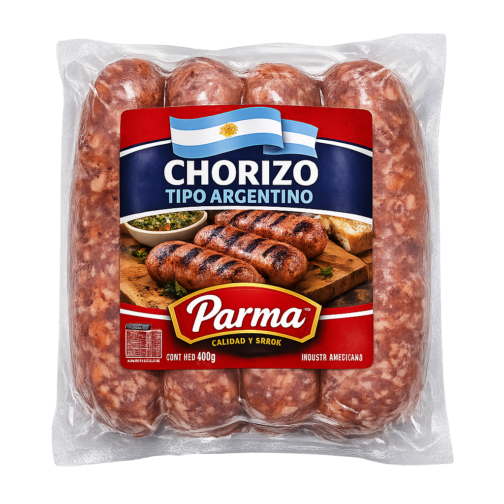 Chorizo tipo argentino parma