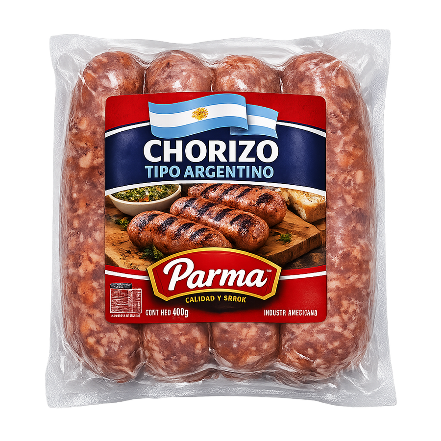 Chorizo tipo argentino parma