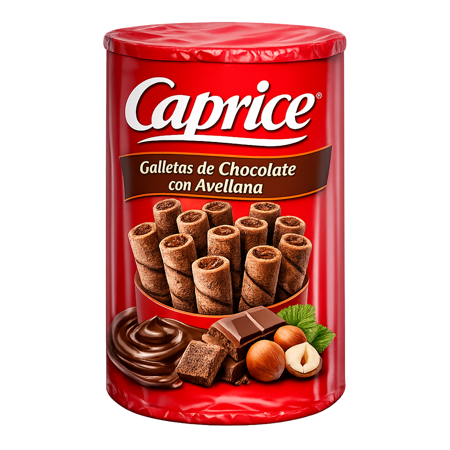 Galletas de chocolate con avellana Caprice