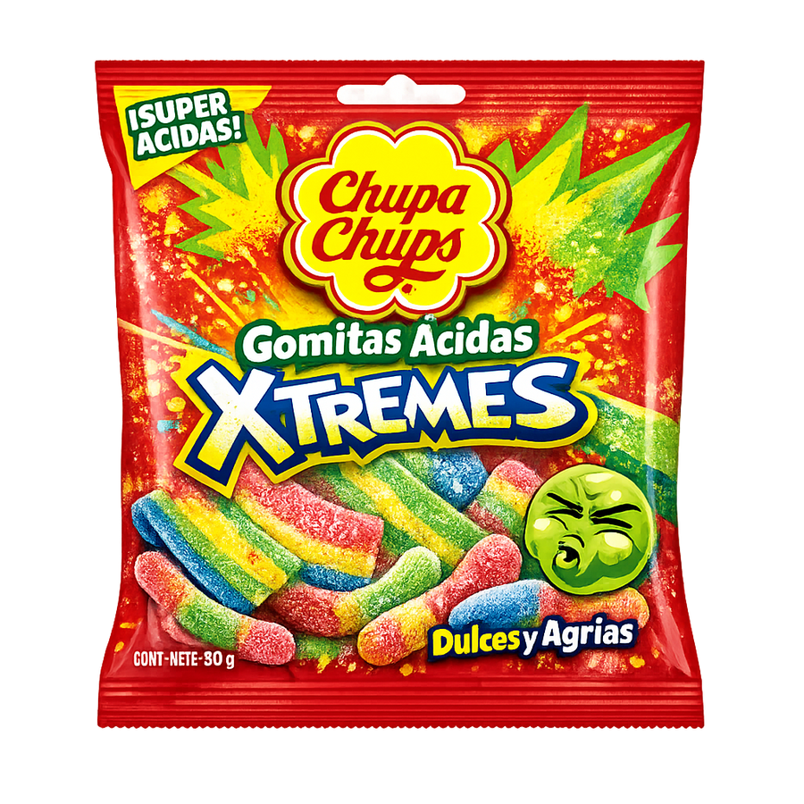 Gomitas Ácidas Xtemes Chupa Chups