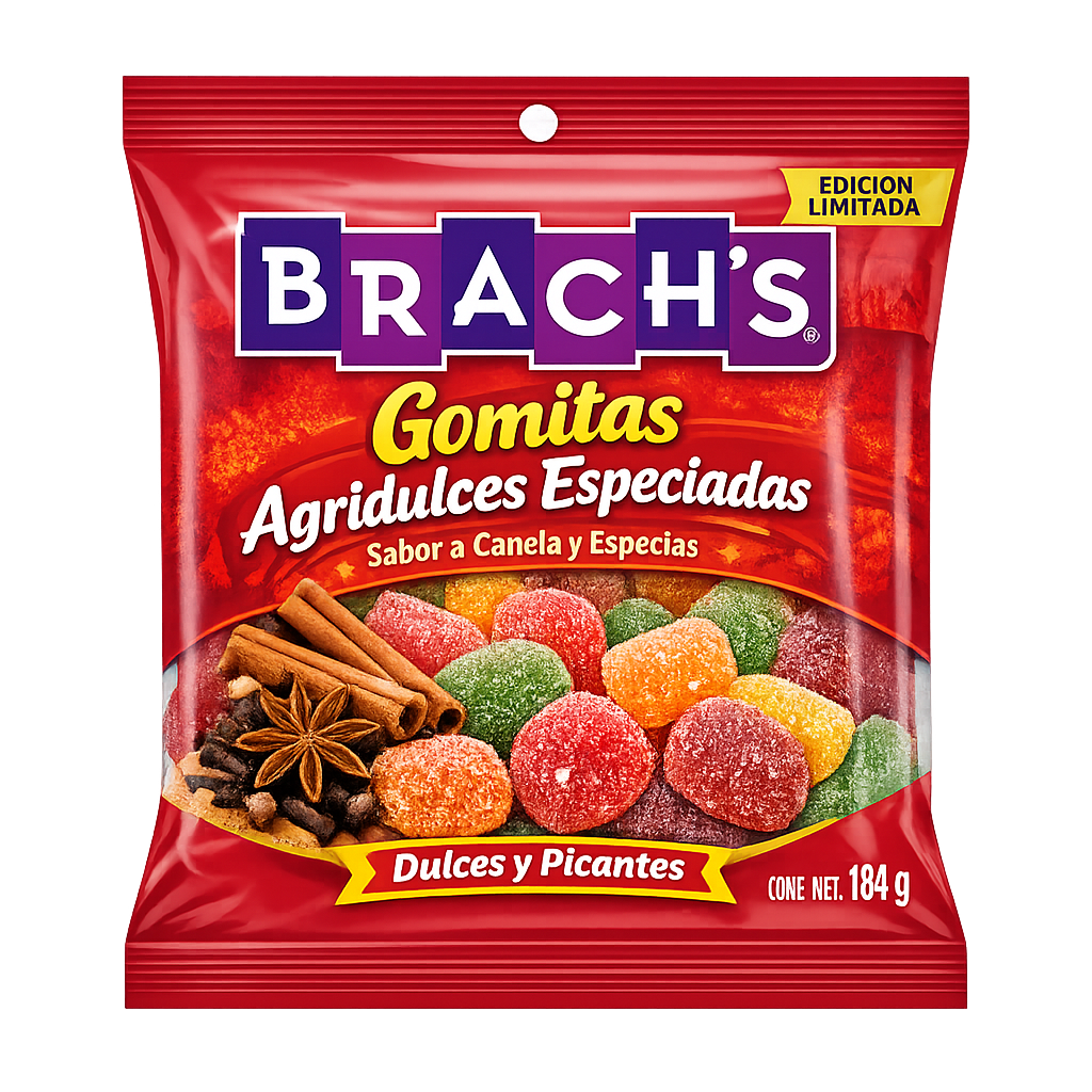 Gomitas Agridulces Especiadas Brachs