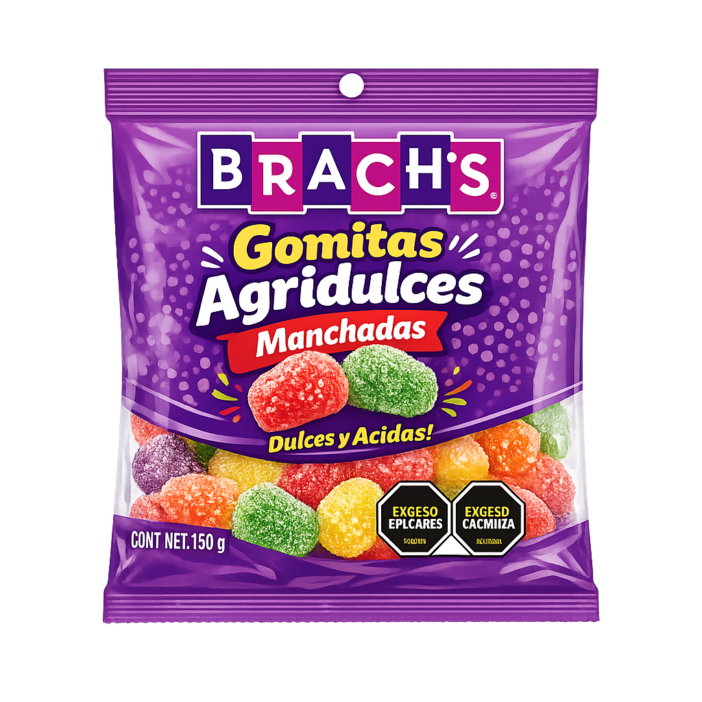 Gomitas Agridulces Manchadas Brachs