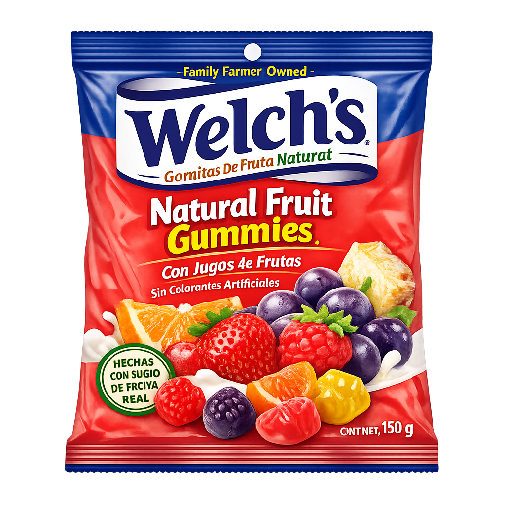 Gomitas De Fruta Natural Welchs