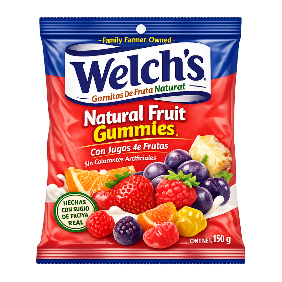 Gomitas De Fruta Natural Welchs