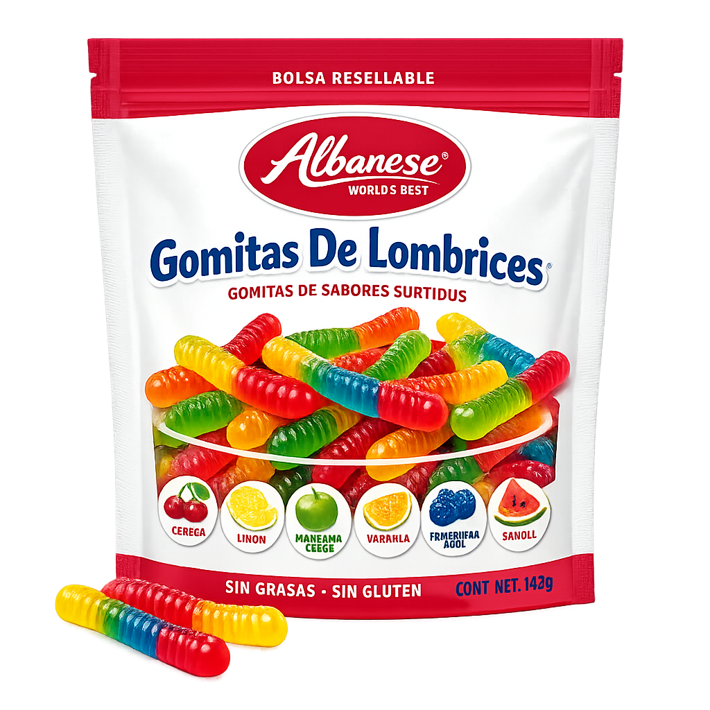 Gomitas De Lombrices Albanese