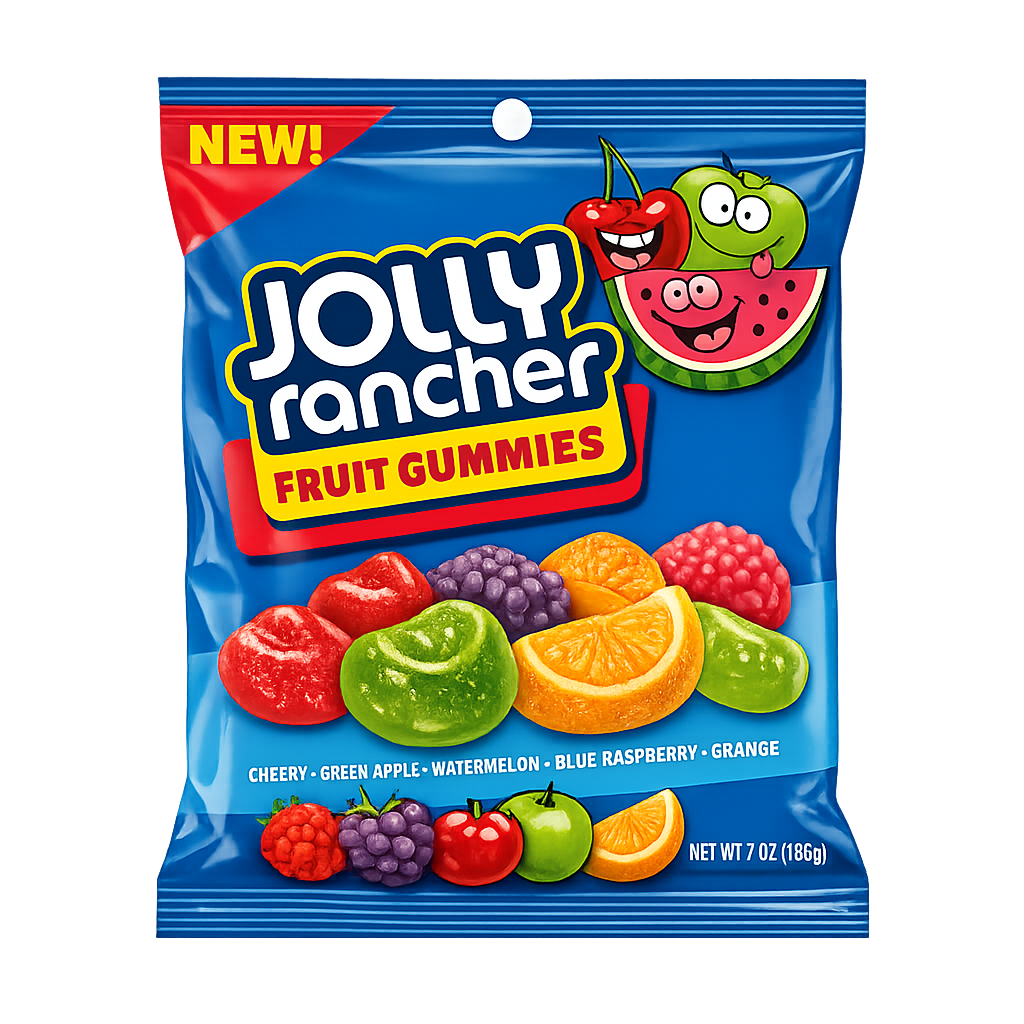 Gomitas De Sabores Frutales Jolly Rancher