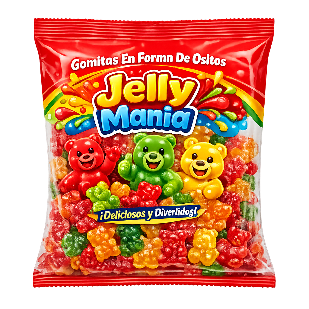 Gomitas En Forma De Ositos Jelly Mania