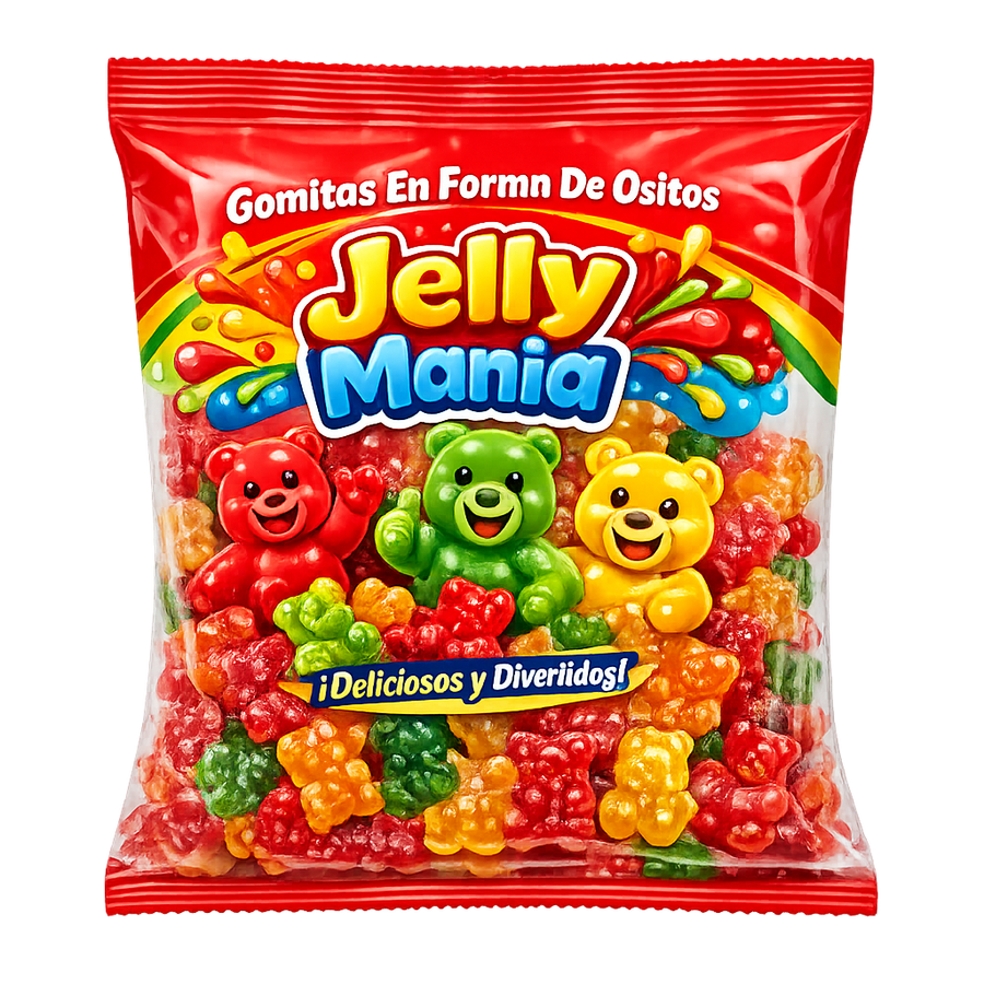 Gomitas En Forma De Ositos Jelly Mania