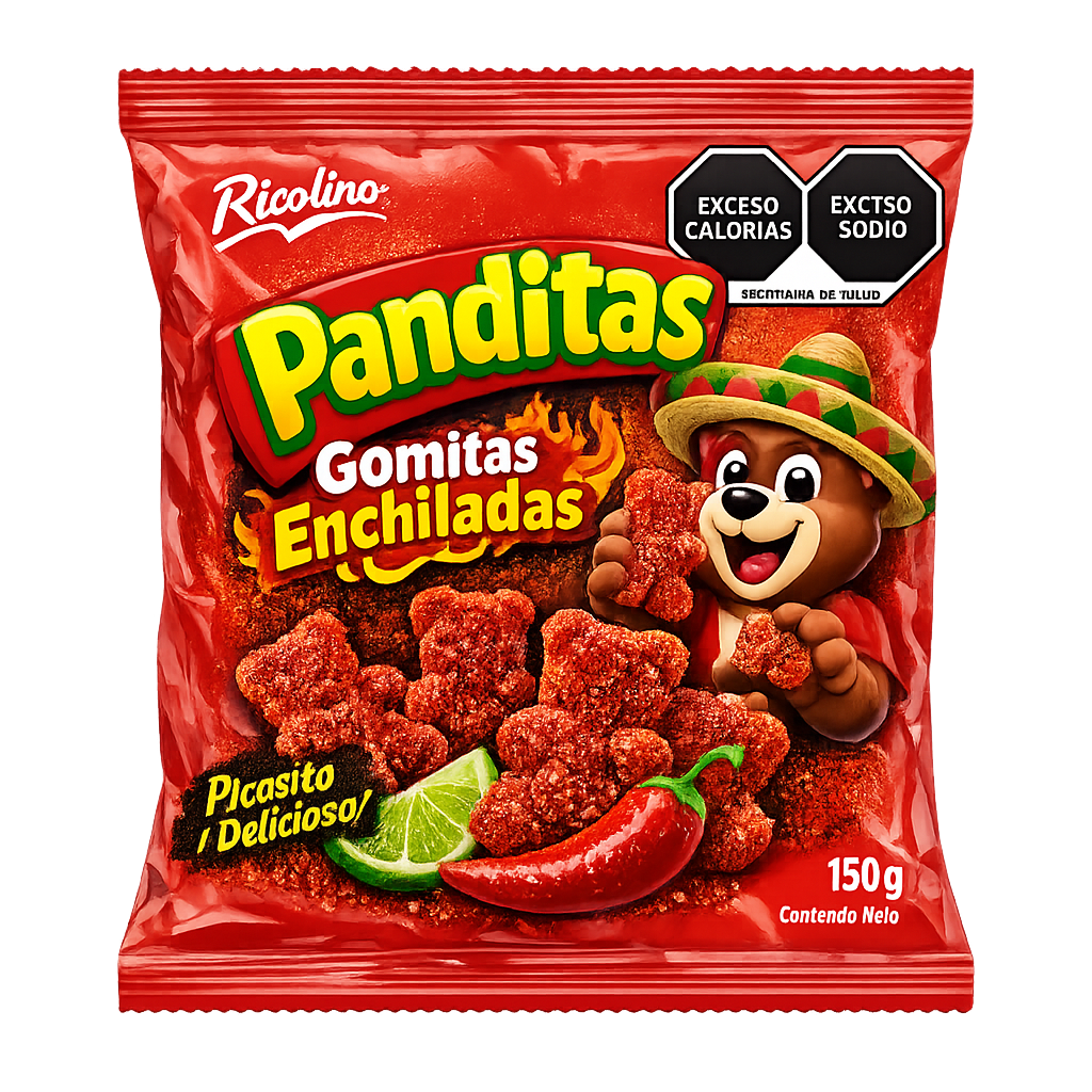 Gomitas Enchiladas Panditas Ricolino