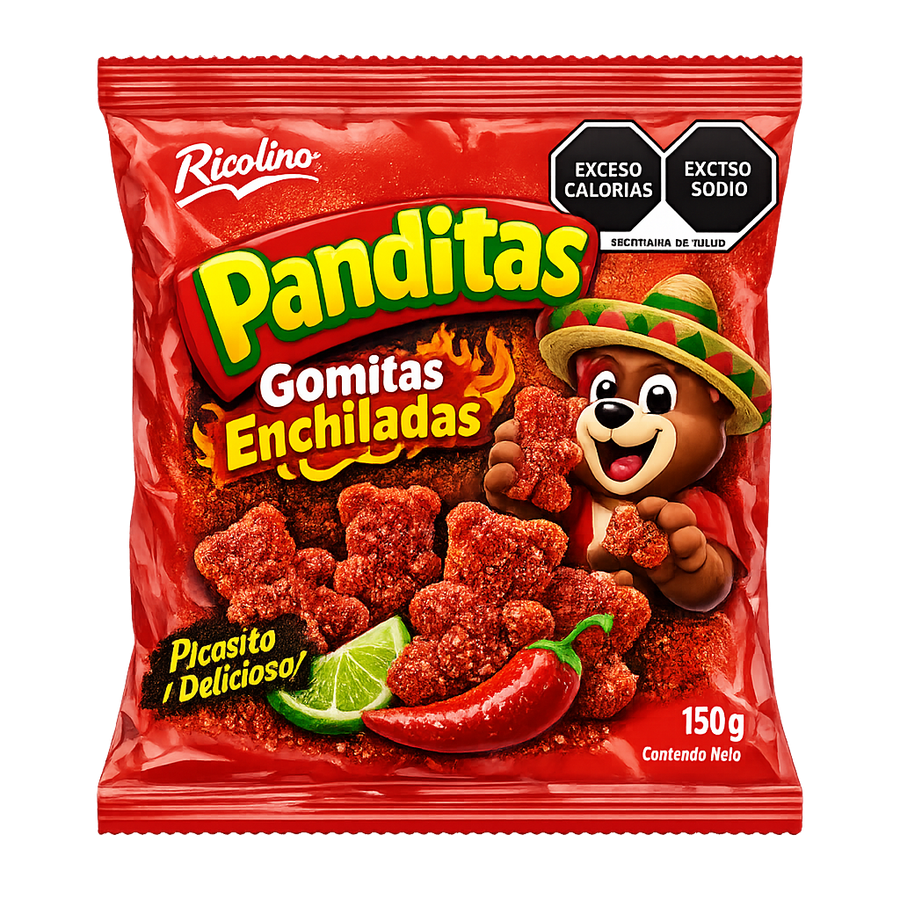 Gomitas Enchiladas Panditas Ricolino