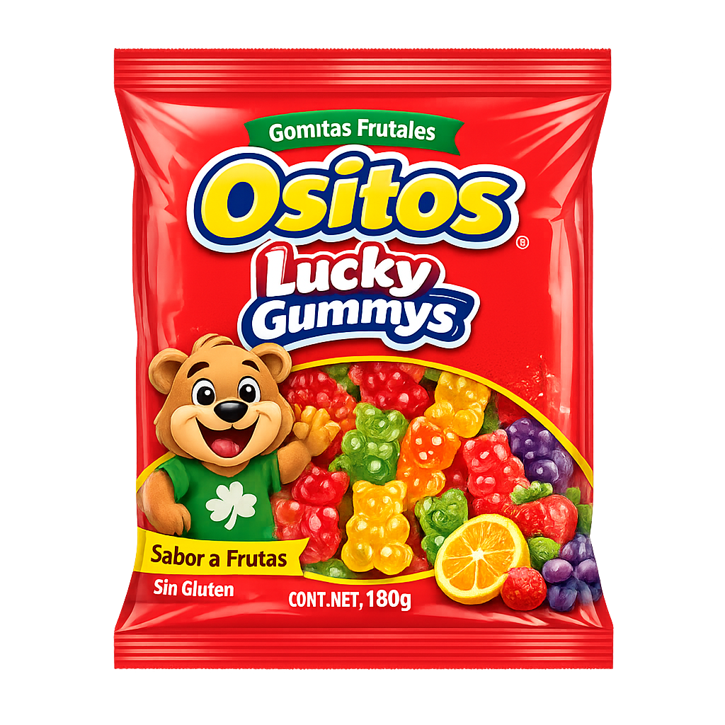 Gomitas Frutales Ositos Lucky Gummys