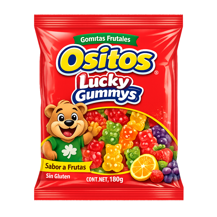 Gomitas Frutales Ositos Lucky Gummys