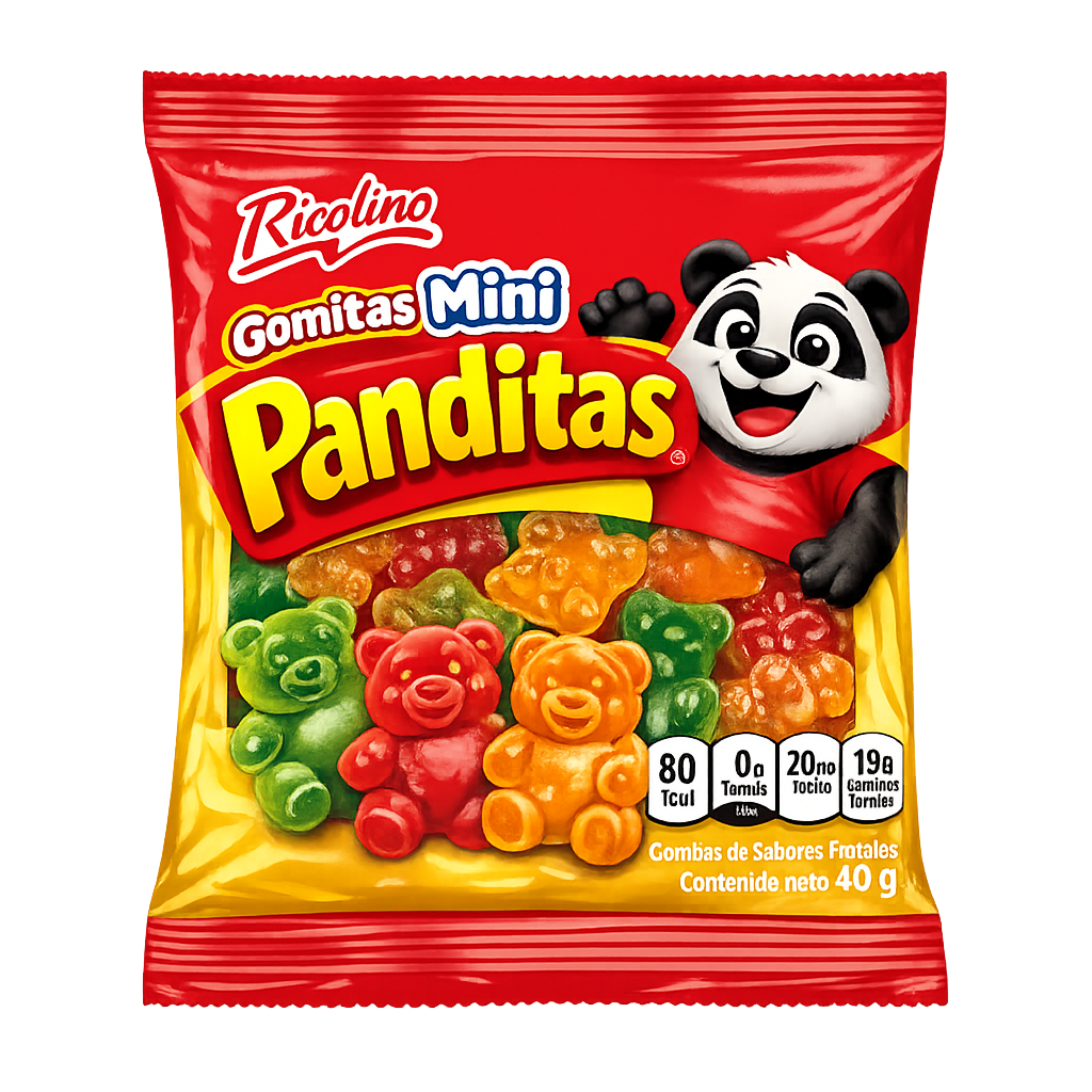 Gomitas Mini Panditas Ricolino