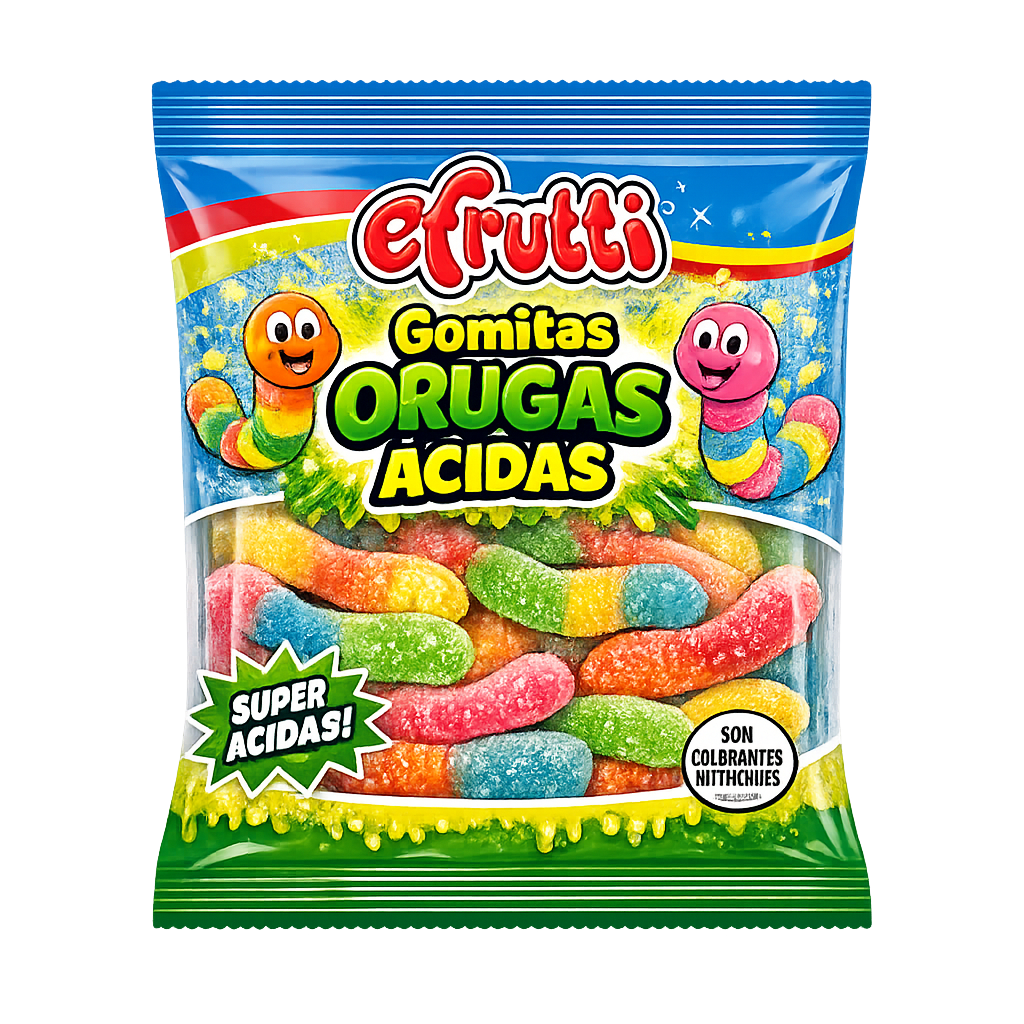 Gomitas Orugas Acidas Efrutti