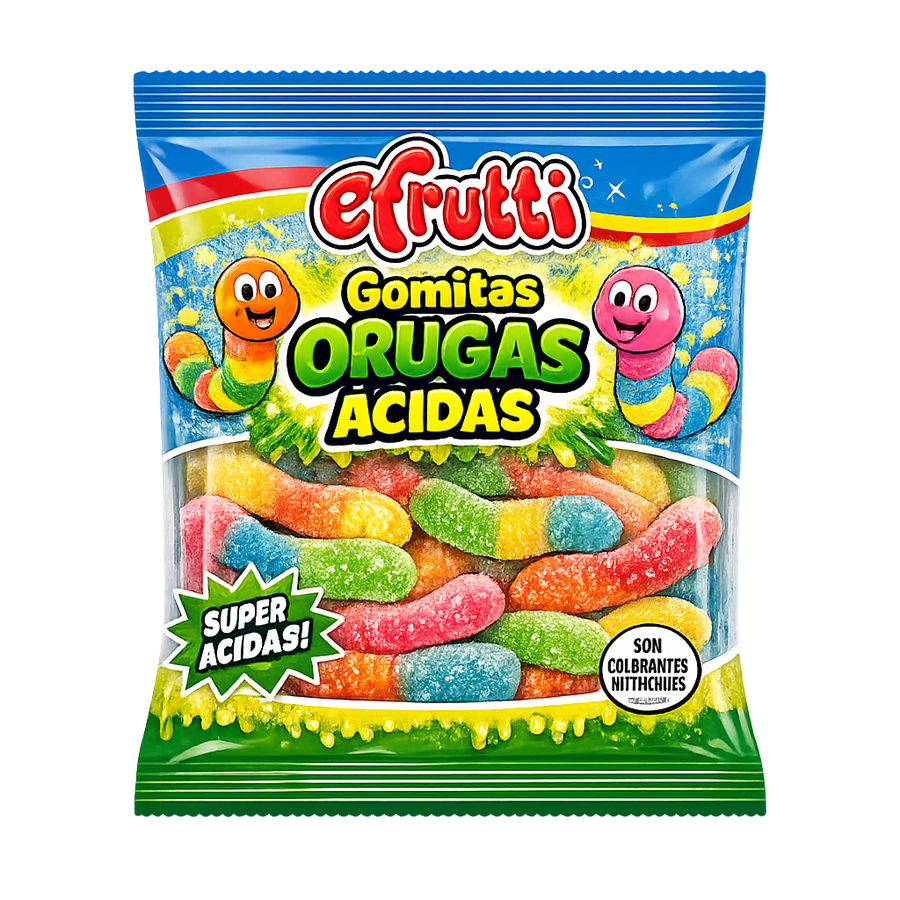 Gomitas Orugas Acidas Efrutti