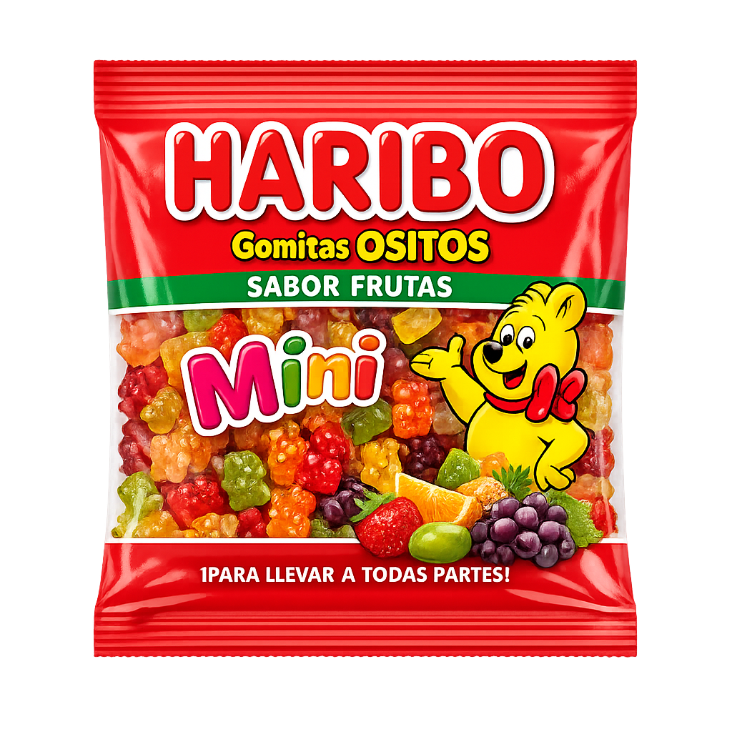 Gomitas Ositos Sabor Frutas Mini Haribo