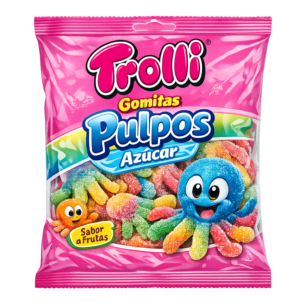 Gomitas Pulpos Azúcar Trolli