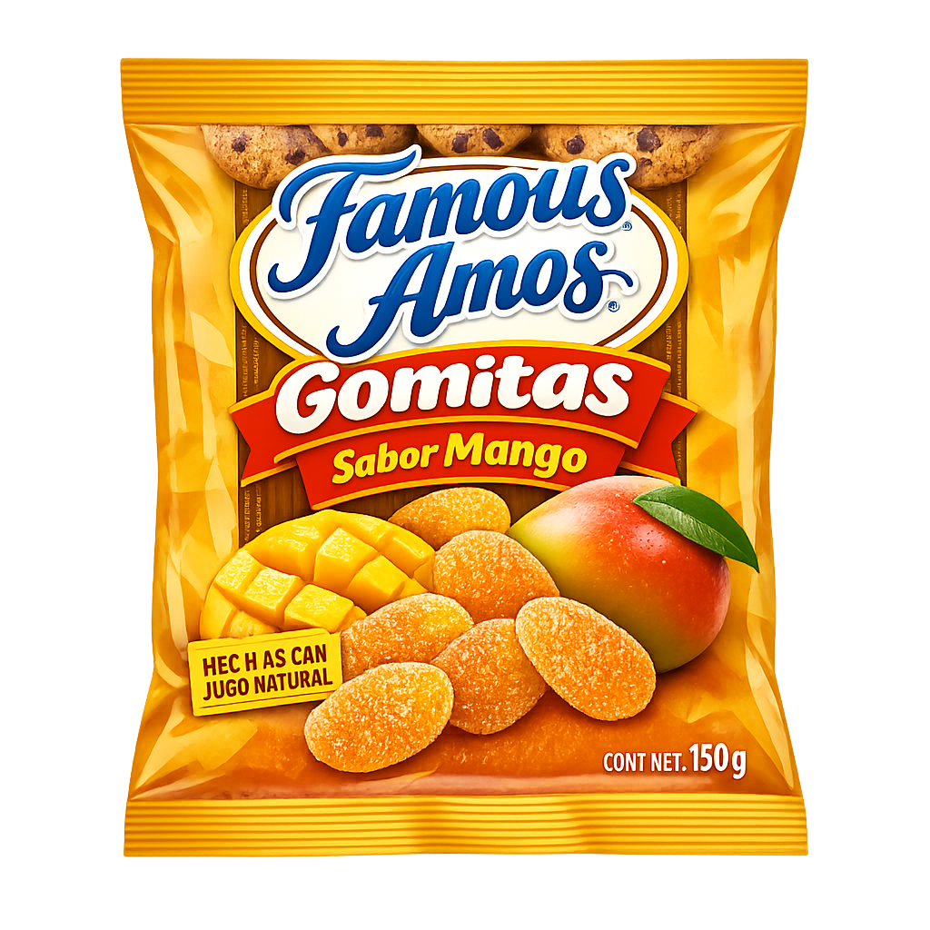 Gomitas Sabor Mango Famous Amos