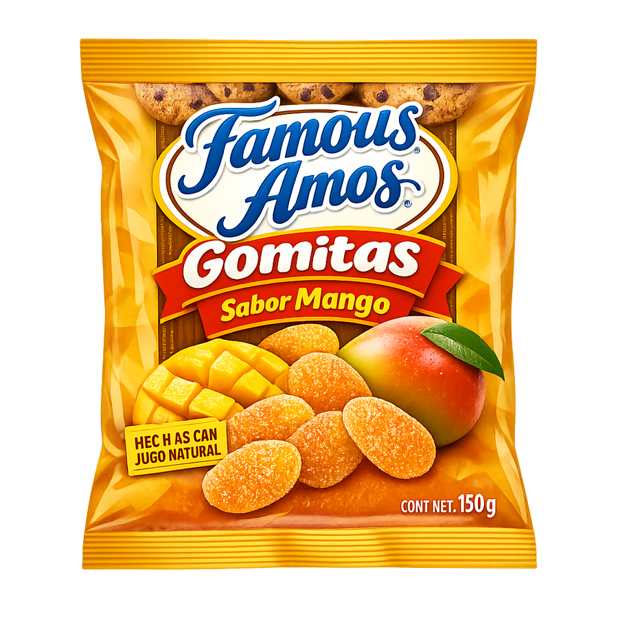 Gomitas Sabor Mango Famous Amos