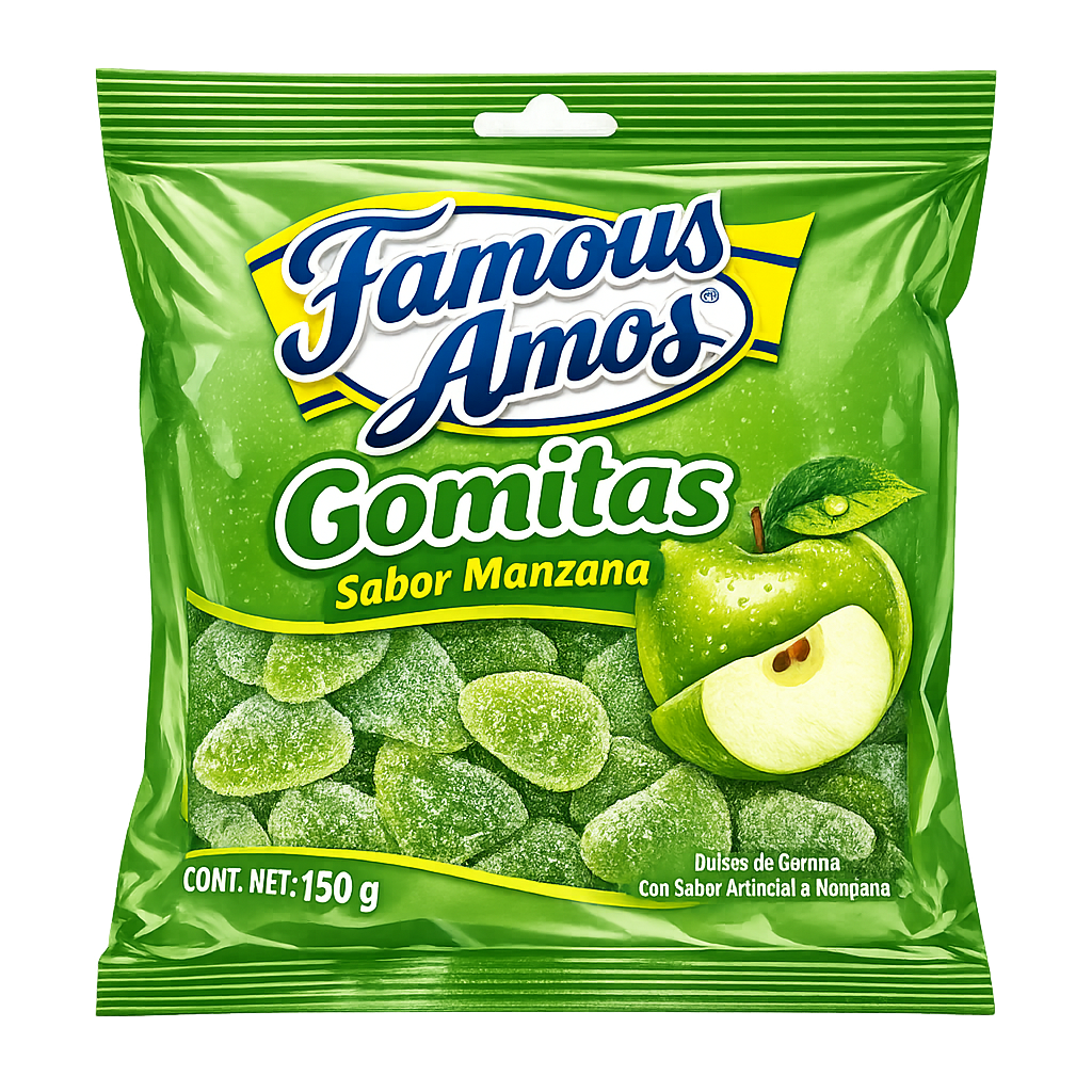Gomitas Sabor Manzana Famous Amos