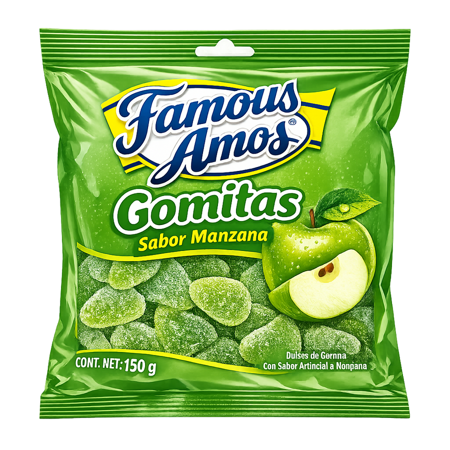 Gomitas Sabor Manzana Famous Amos